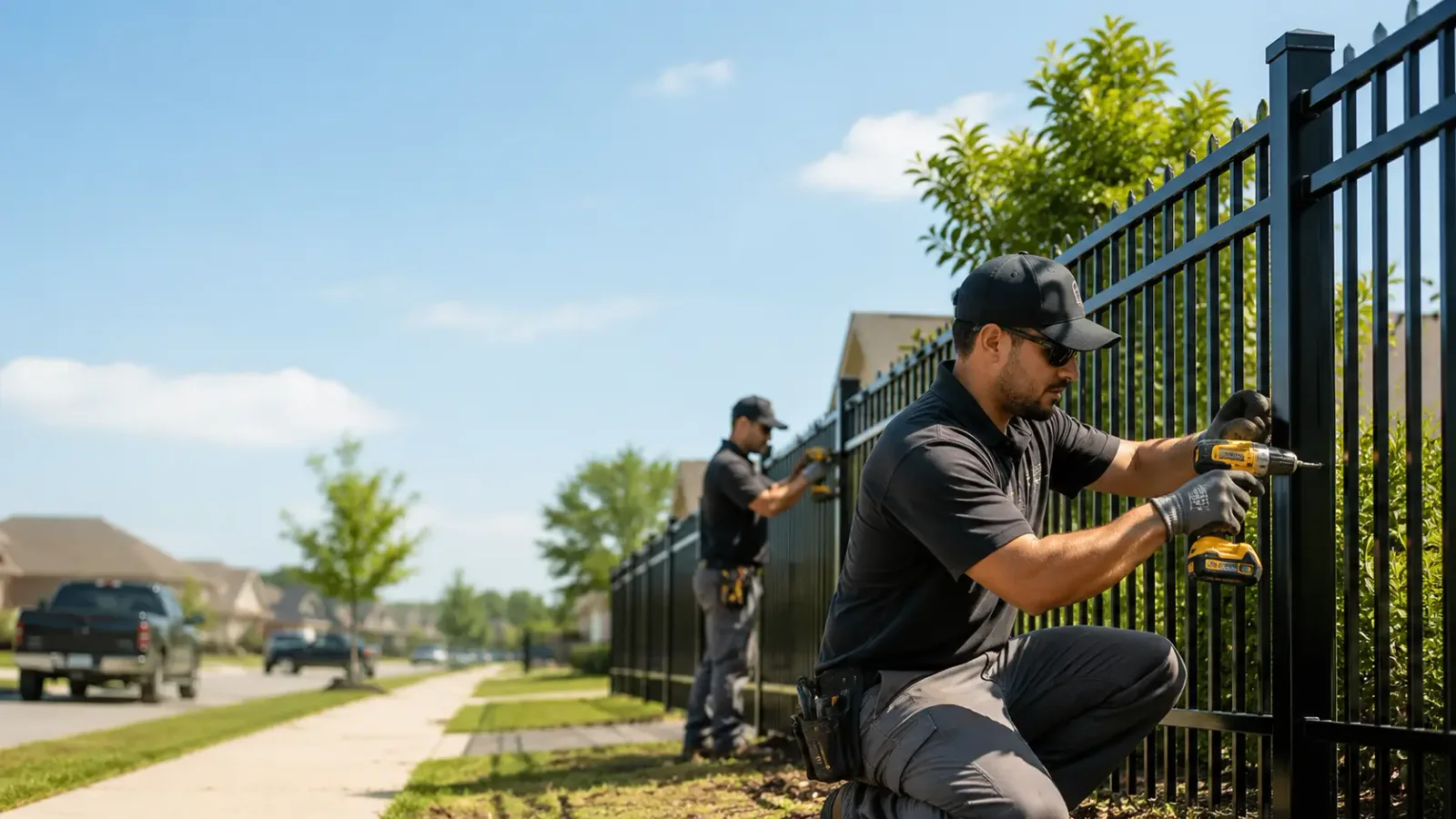 Metal Fence Installation in Harrah, OK